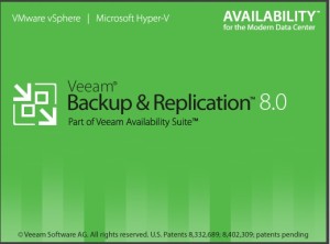 Veeam Backup and Replication Karşılama ekranı