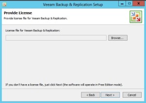 Veeam Backup and Replication Lisans ekleme