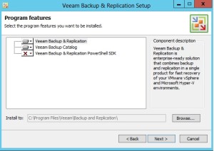 Veeam Backup and Replication v8 Program özellikleri ekleme