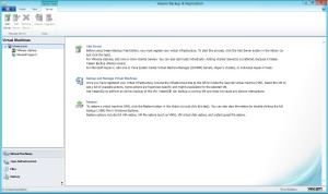 Veeam Backup and Replication v8 ilk ekran